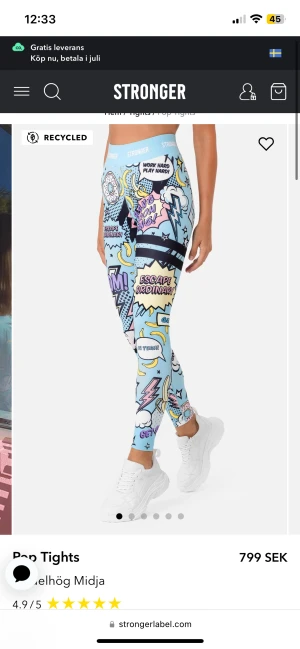 Stronger thights  - Säljer dom här sköna thightsen från stronger, köpte för 800kr väldigt bra skick!💘