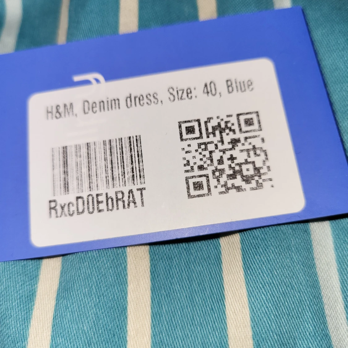 Jeans klänning - 90