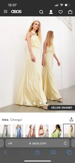 Klänning - Säljer en asos klänning. Helt ny, bara provad. Nypris: 1569 kr  Mitt pris: 500 kr 