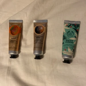 Tre the body shop hand krämer - Mycket kvar i alla tre 