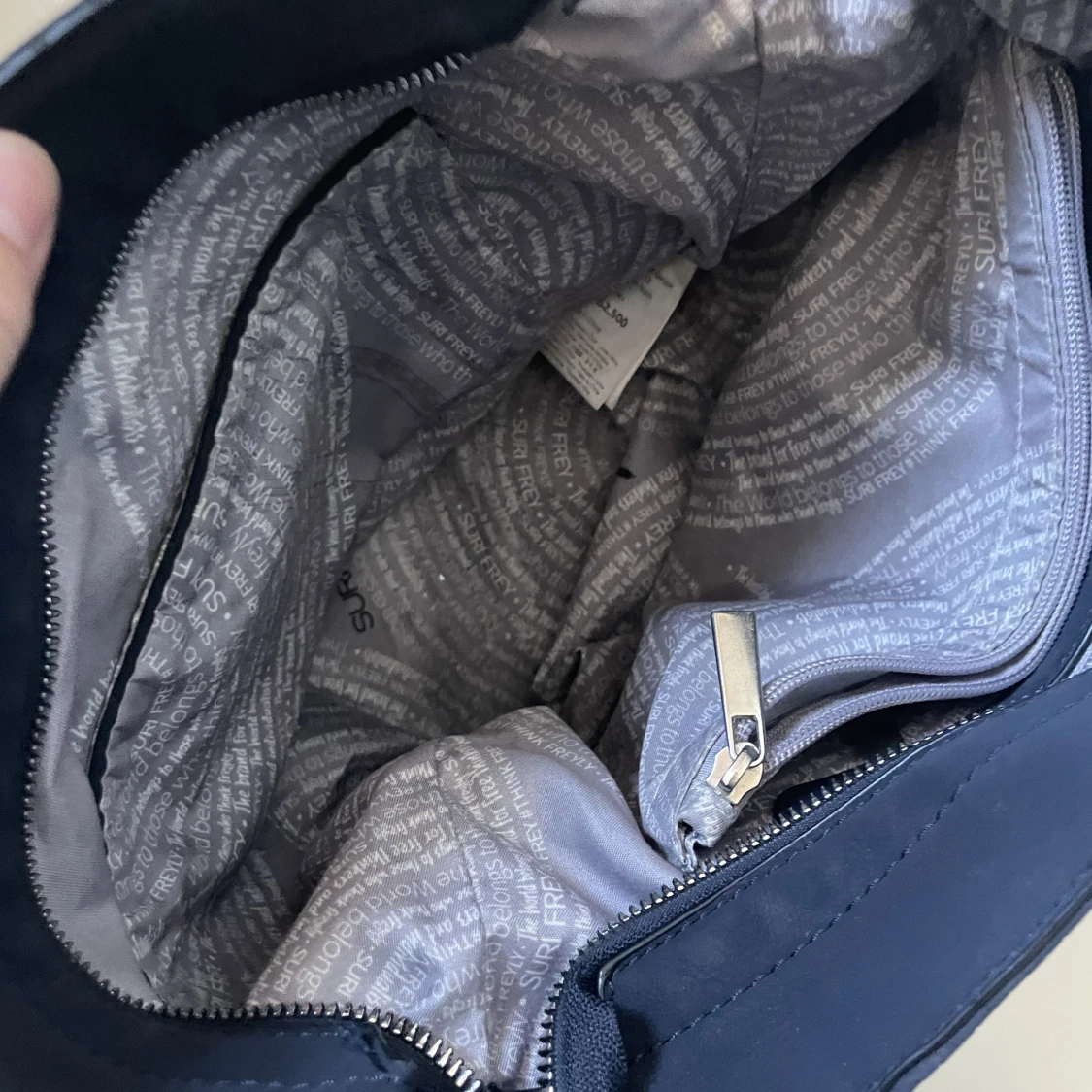 Marin blå ”skolväska” - 90