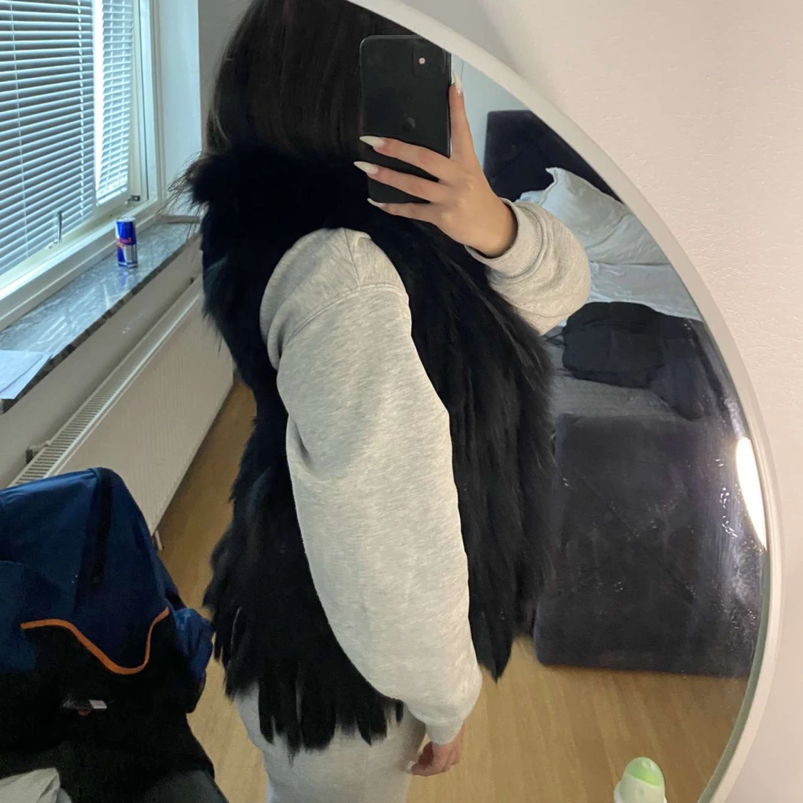 Kort pälsväst - 90