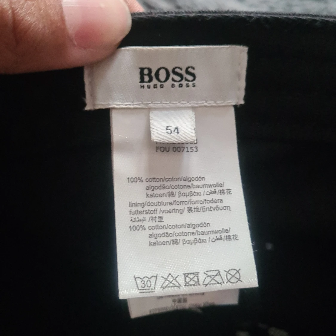 Hugo boss keps svart