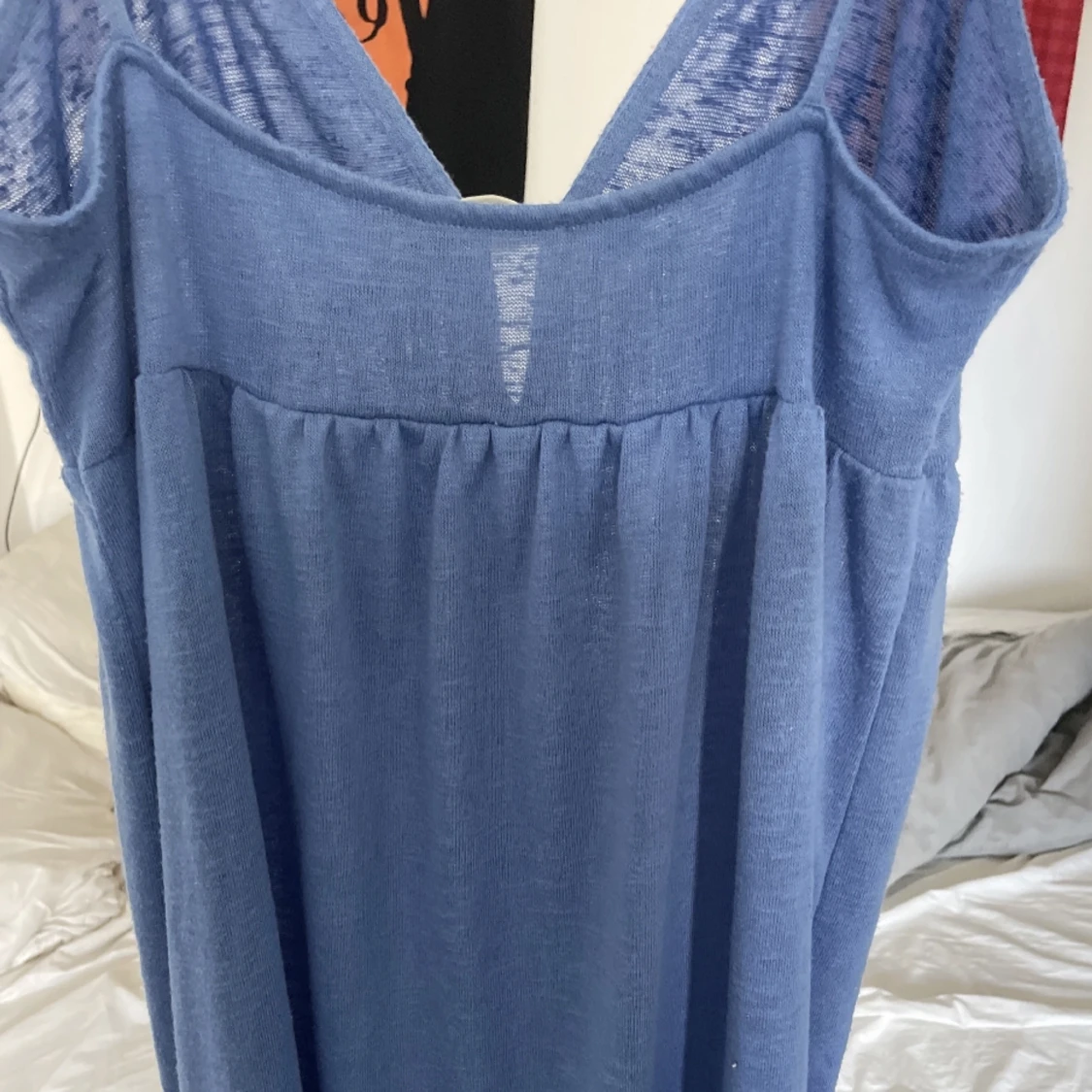 Blå långklänning - 90