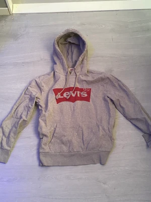 Grå Levis hoodie - Grå levis hoodie som jag säljer pga att den är för liten Pris kan diskuteras vid snabb affär 