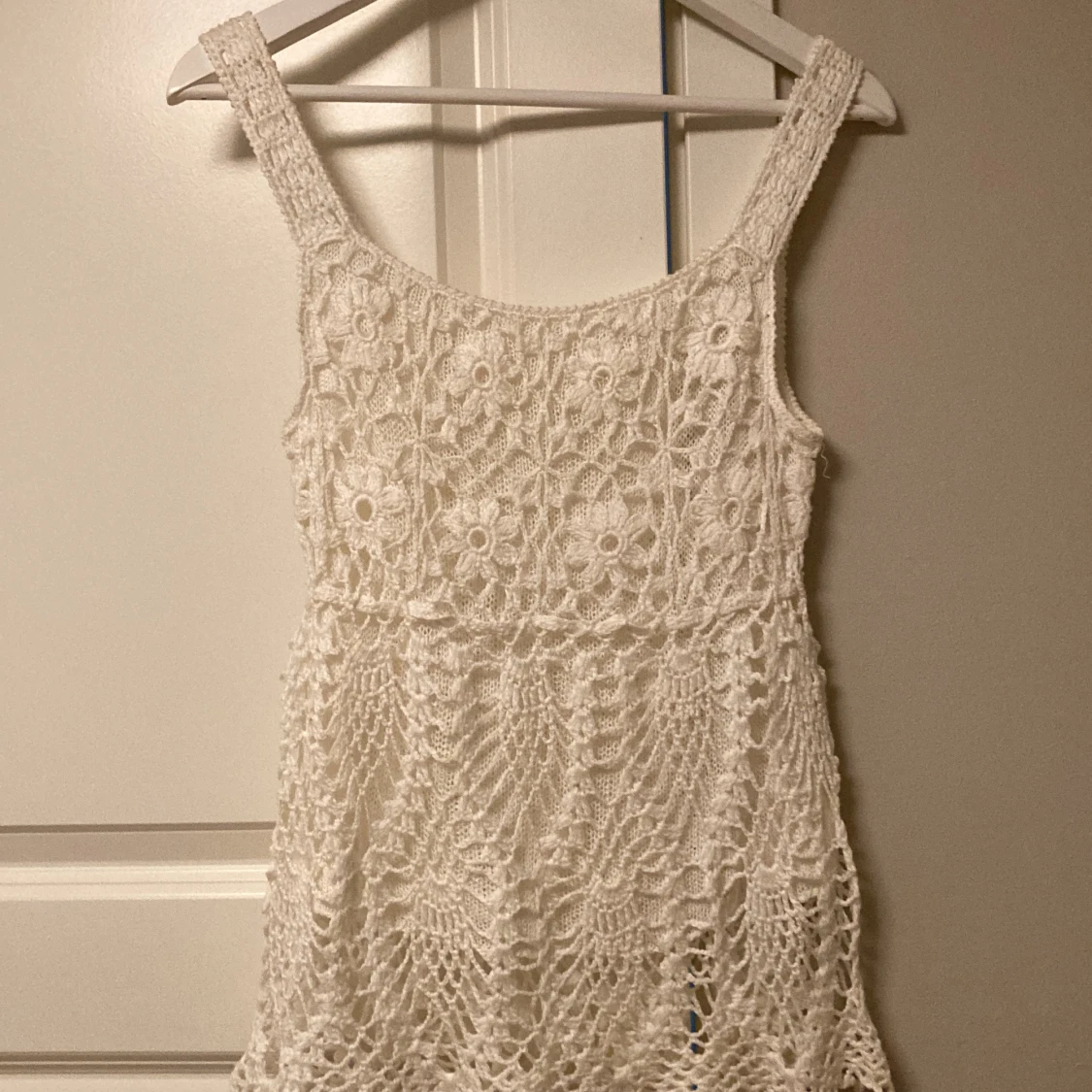 Stickat mönstrat linne  - 90