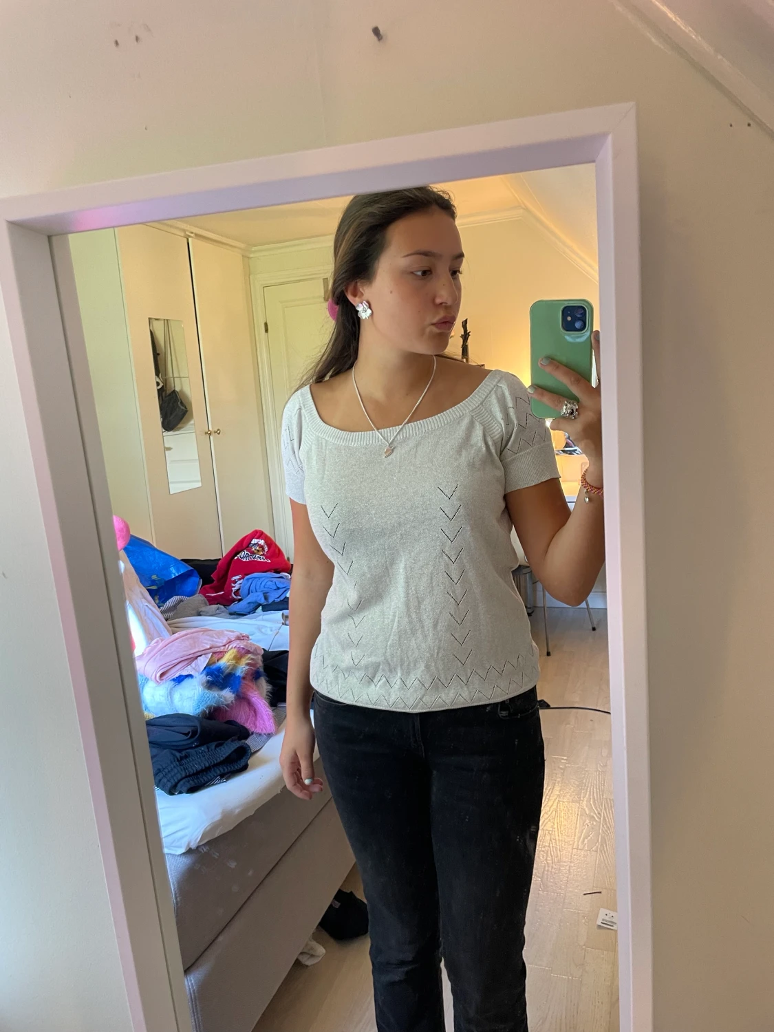 Offsoulder tröja - 90