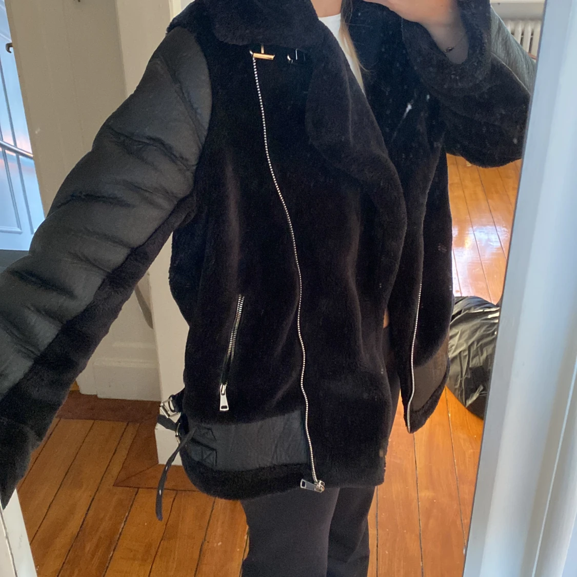 Svart höst jacka - 90