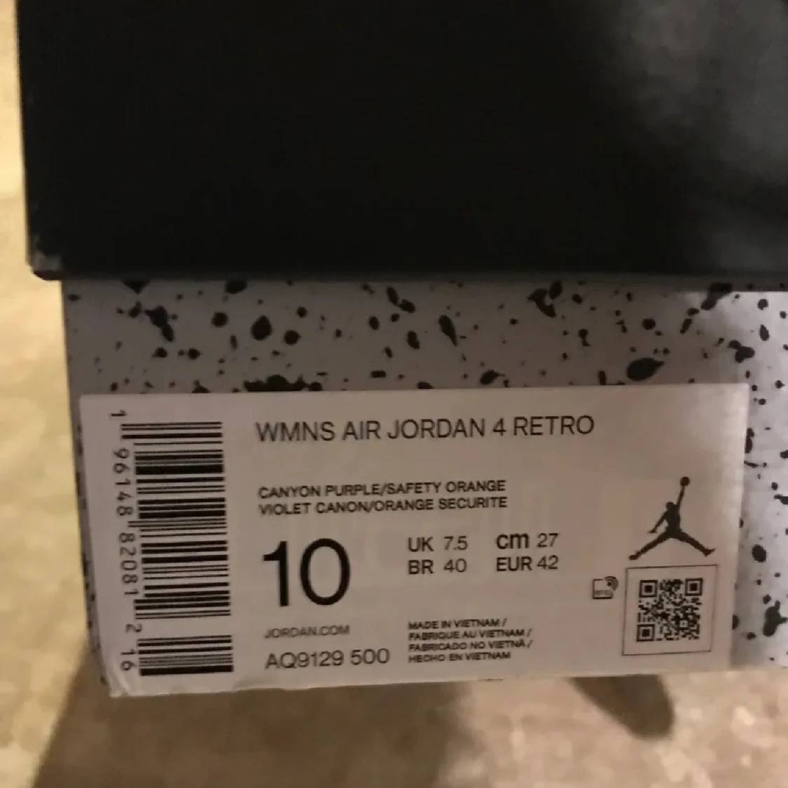 JORDAN 4 PURPLE RETRO  - 90