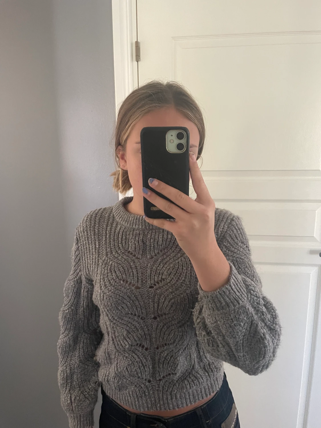 Fin stickad tröja - 90