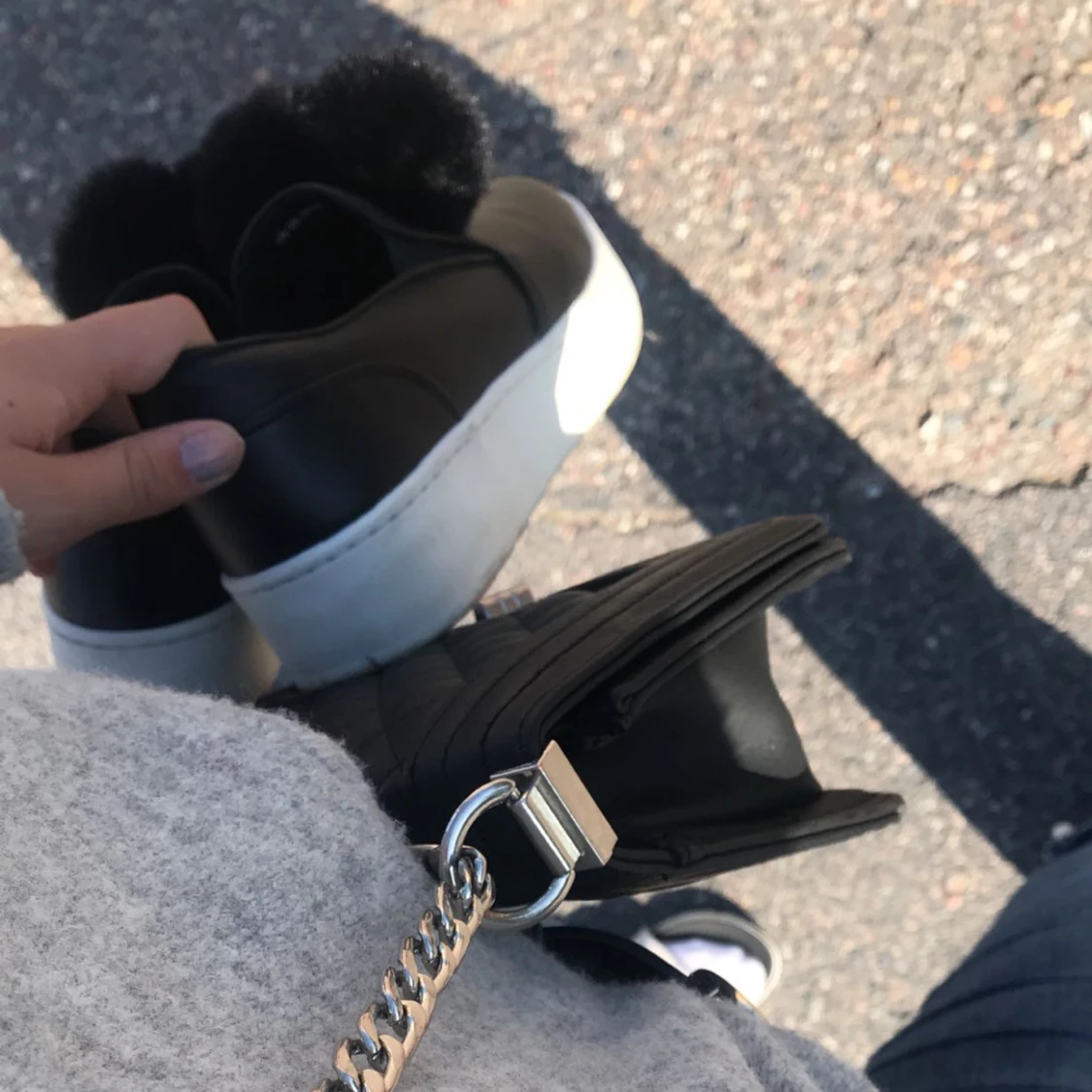 Söta skor med toffsar