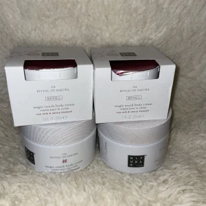 Rituals bodycream  - Oanvända rituals bodycream set Ett set 120kr/st Ett set = en bruk med bodycream + en påfyllning. 