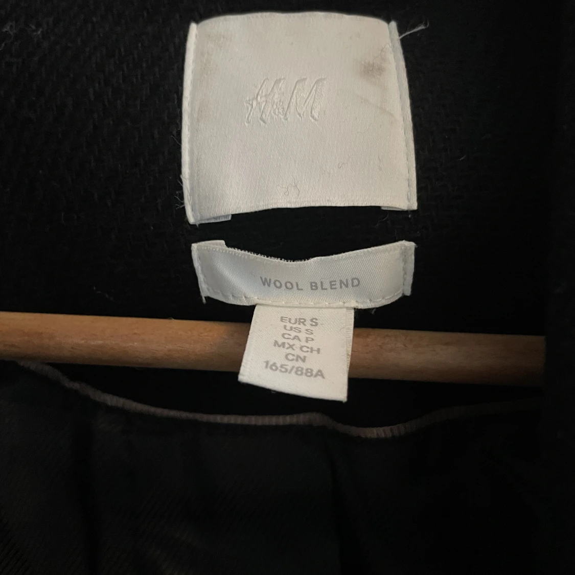 Svart ullkappa från H&M - 91