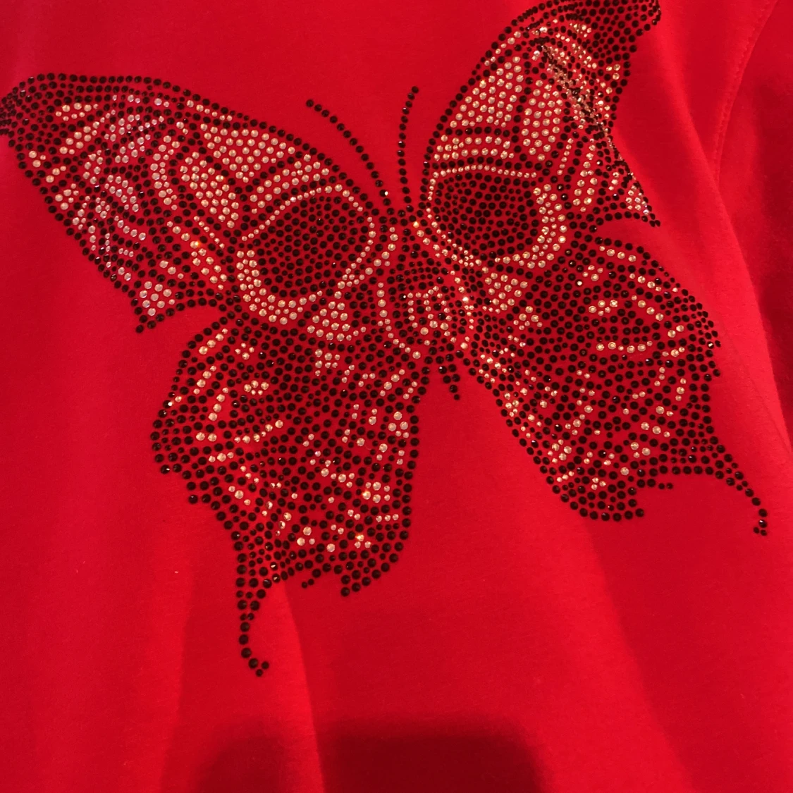 Rhinestone zip up hoodie - 91