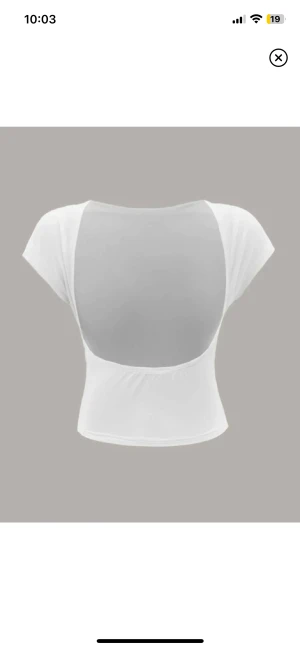 Topp med öppen rygg - Helt oanvänd köptes i maj på shein!  Priv för egna bilder! 💘