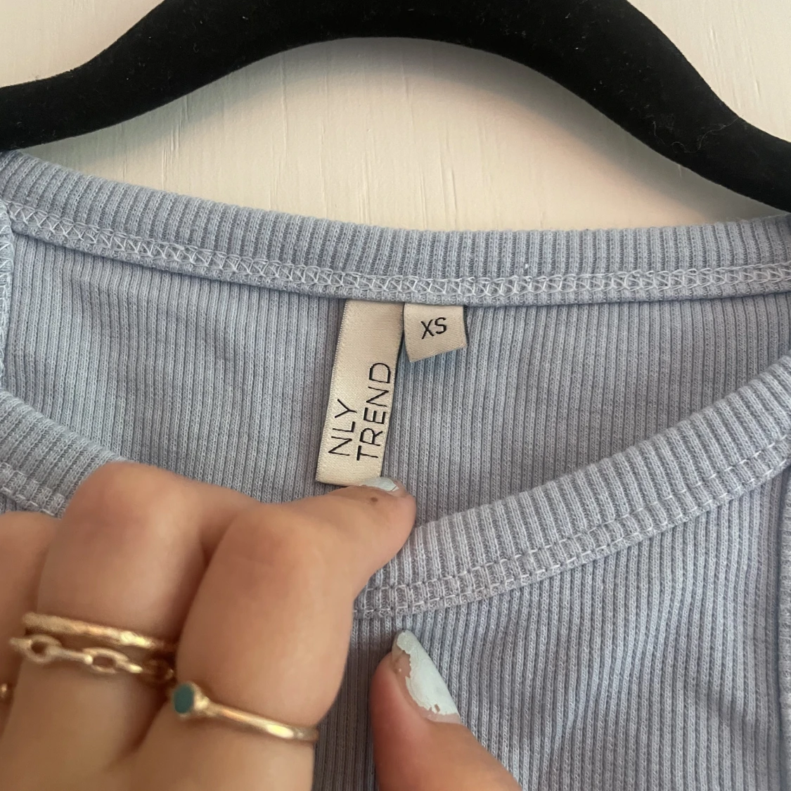 Ljus blått linne - 91