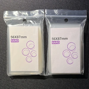 Popcorn Sleeves - Garanterar INTE att de är PVC fria. Helt oanvända. Har en helt perfekt fit på pcs. 50st i varje