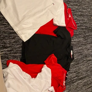 Moncler Piké/lacoste piké.  - Tennis Material på alla.  3st Moncler 2st Lacoste Storlek visas i bilderna.  1 tshirt = 100kr. Köper du alla 5 samtidigt = 350kr. DM för funderingar!🙂