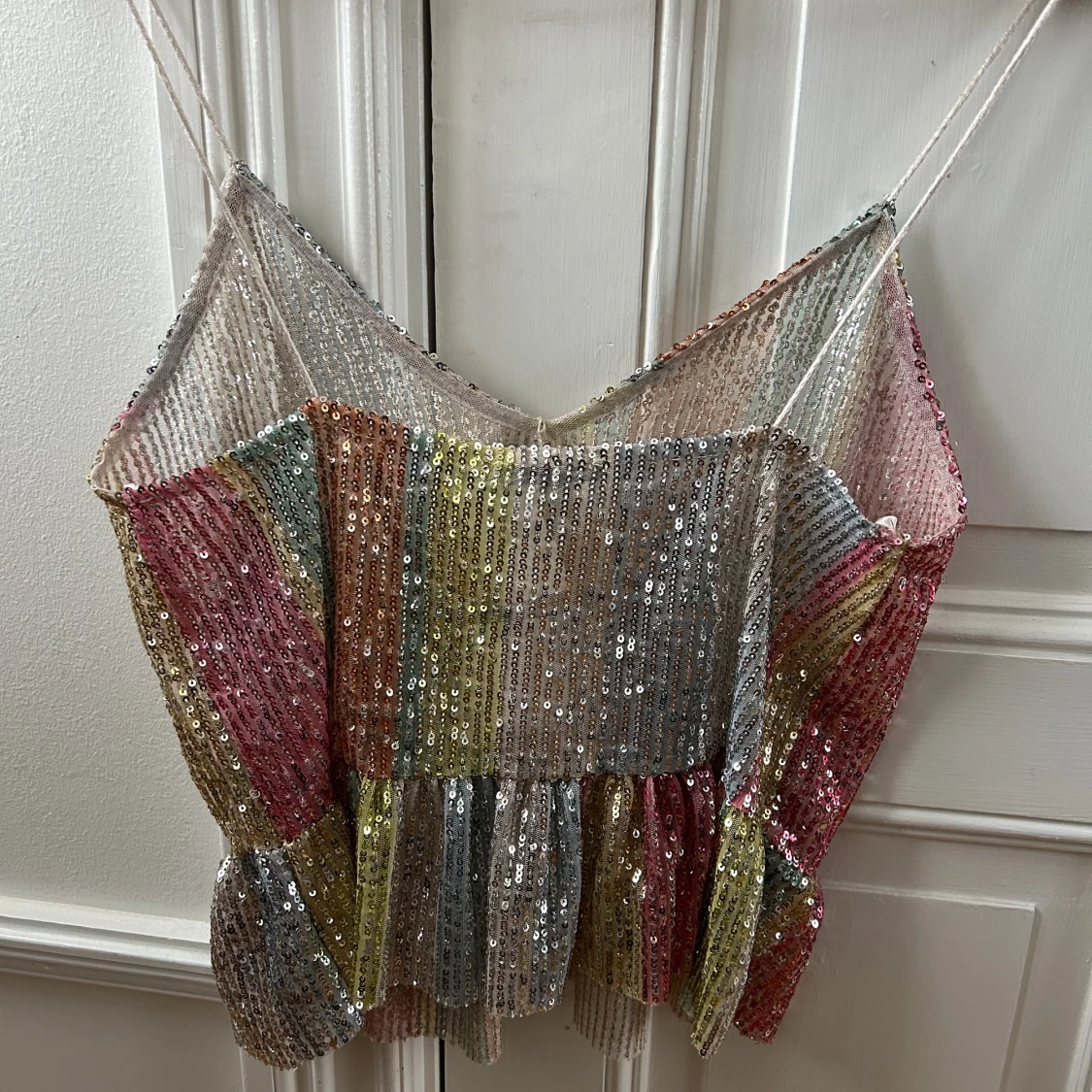 Zara paljett topp  - 90