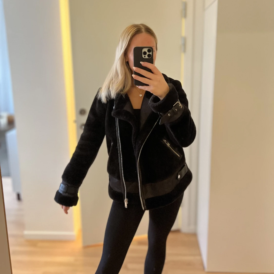 Bikerjacka ”teddy”