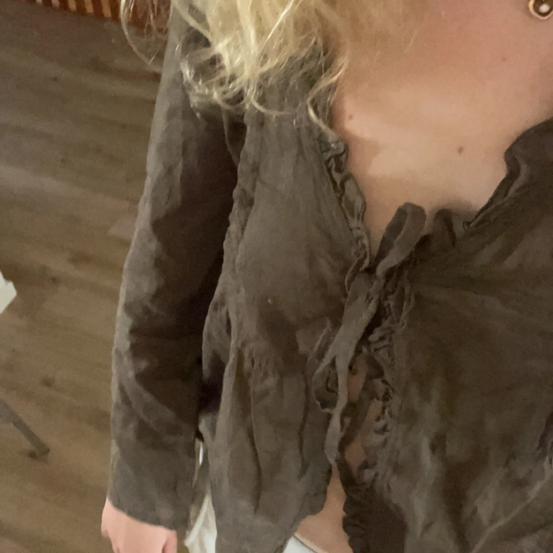 Vintage knytblus - 90