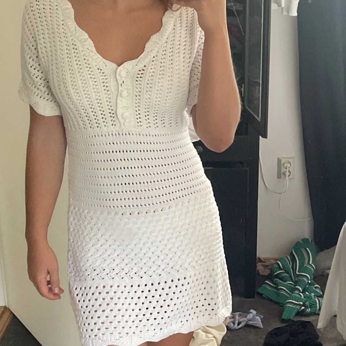Stickad klänning - 90