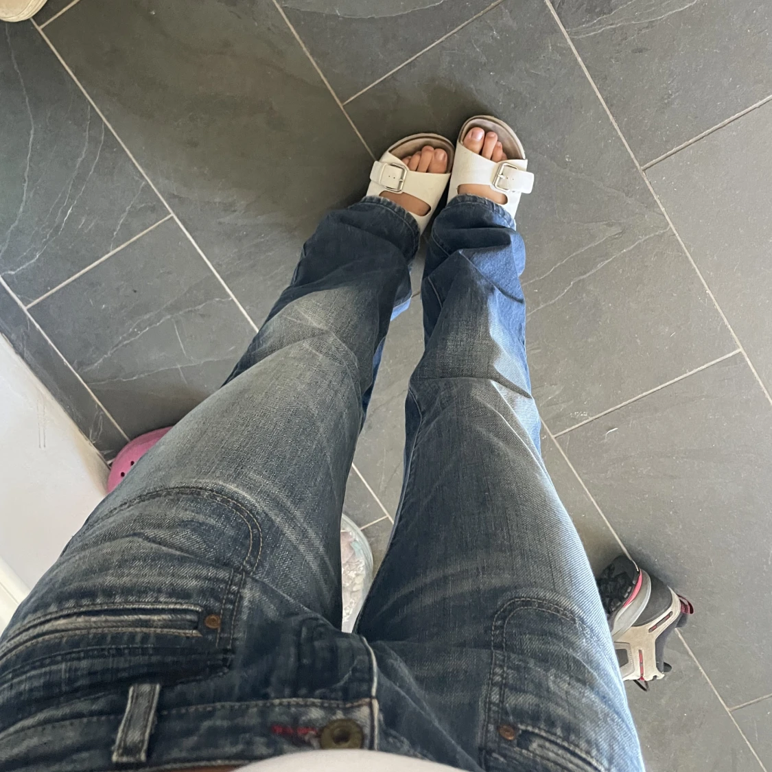 Lågmidjade jeans  - 90