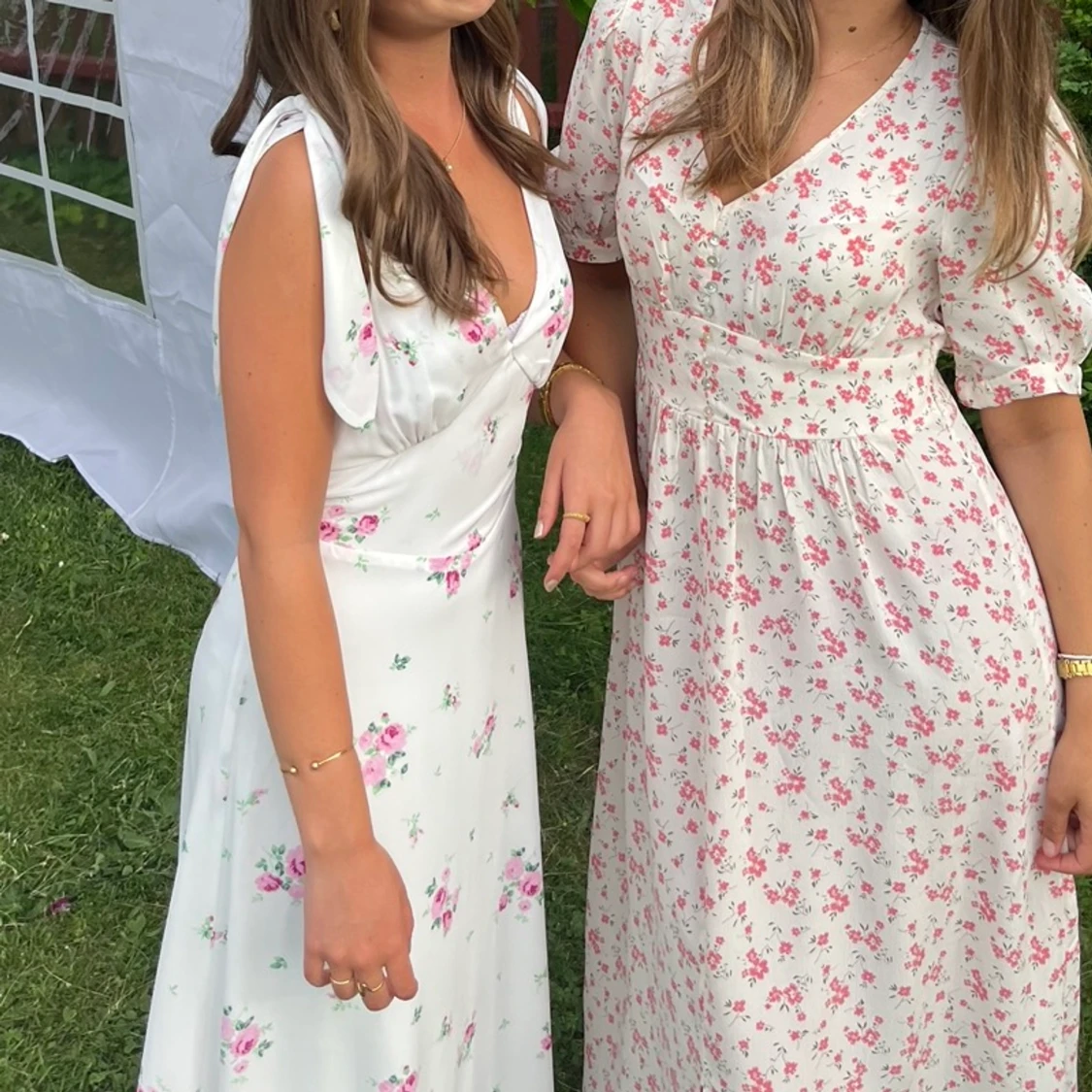 Blommig klänning  - 90