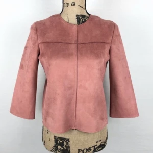 Zara Collection Faux Suede Top Dusty Mauve - Använder ej. 