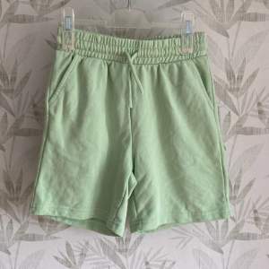 Ett par mintgröna shorts. De nästan ner till knäna.