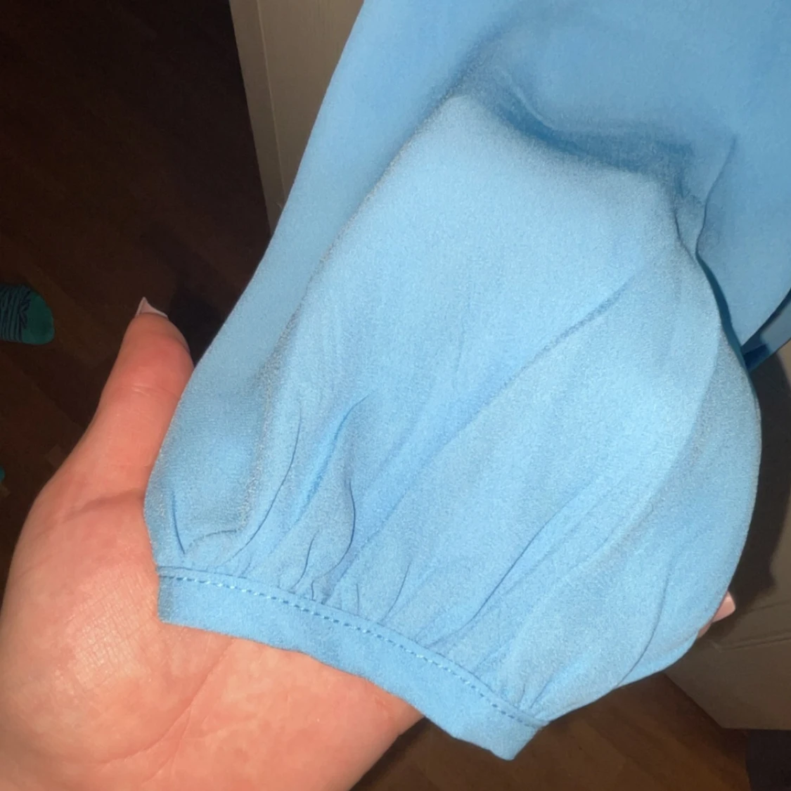 Blå onesleeve klänning - VILA - 91