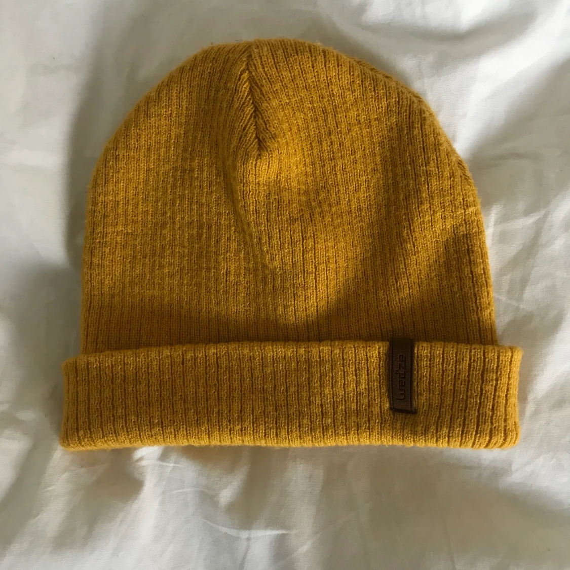 Mustard yellow hat