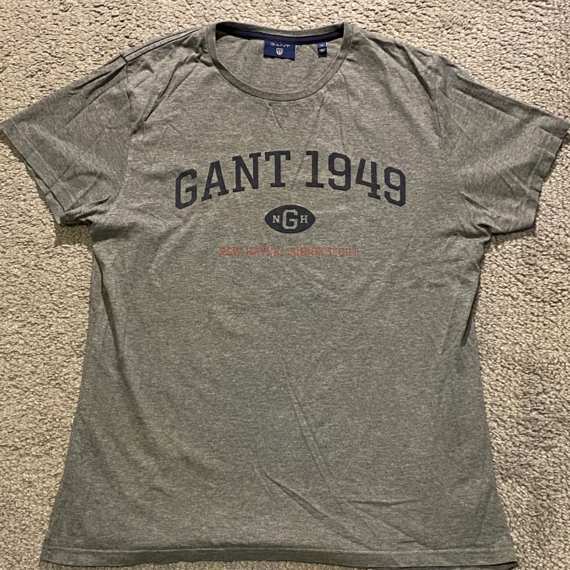 Gant t-shirt, mörkgrå, strl M