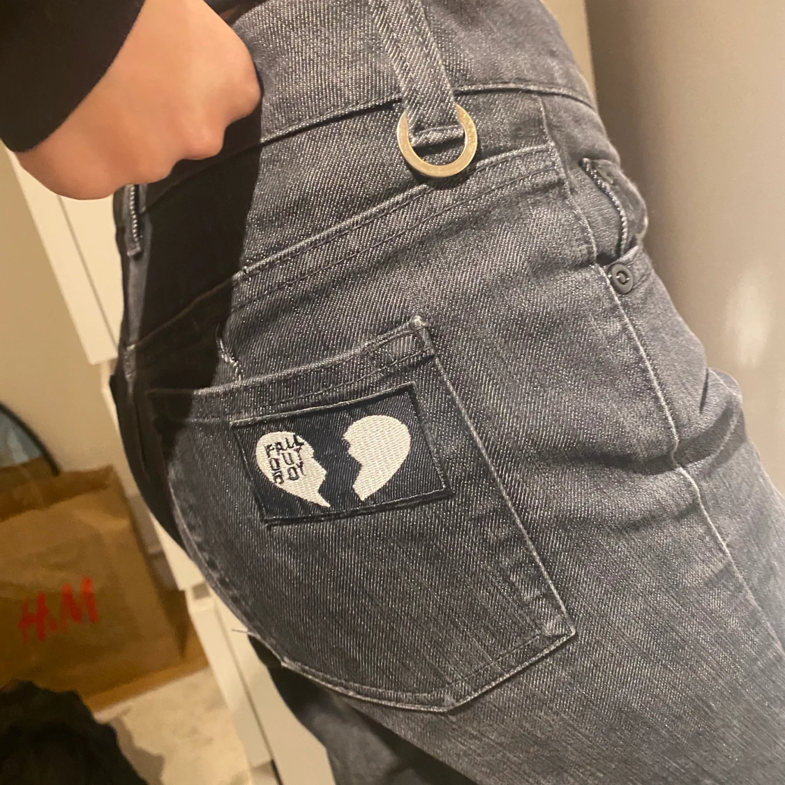 Lågmidjade jeans - 90