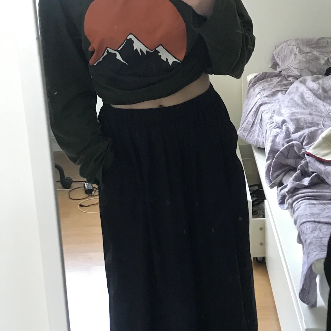 långkjol med fickor - 90