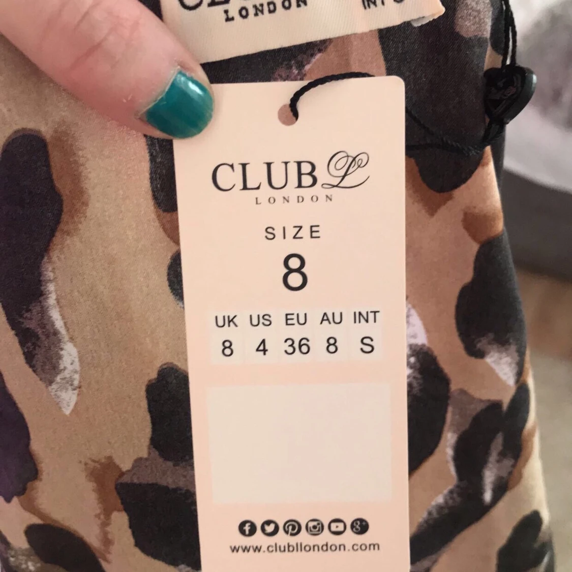 Snygg leopard topp med knytning  - 91