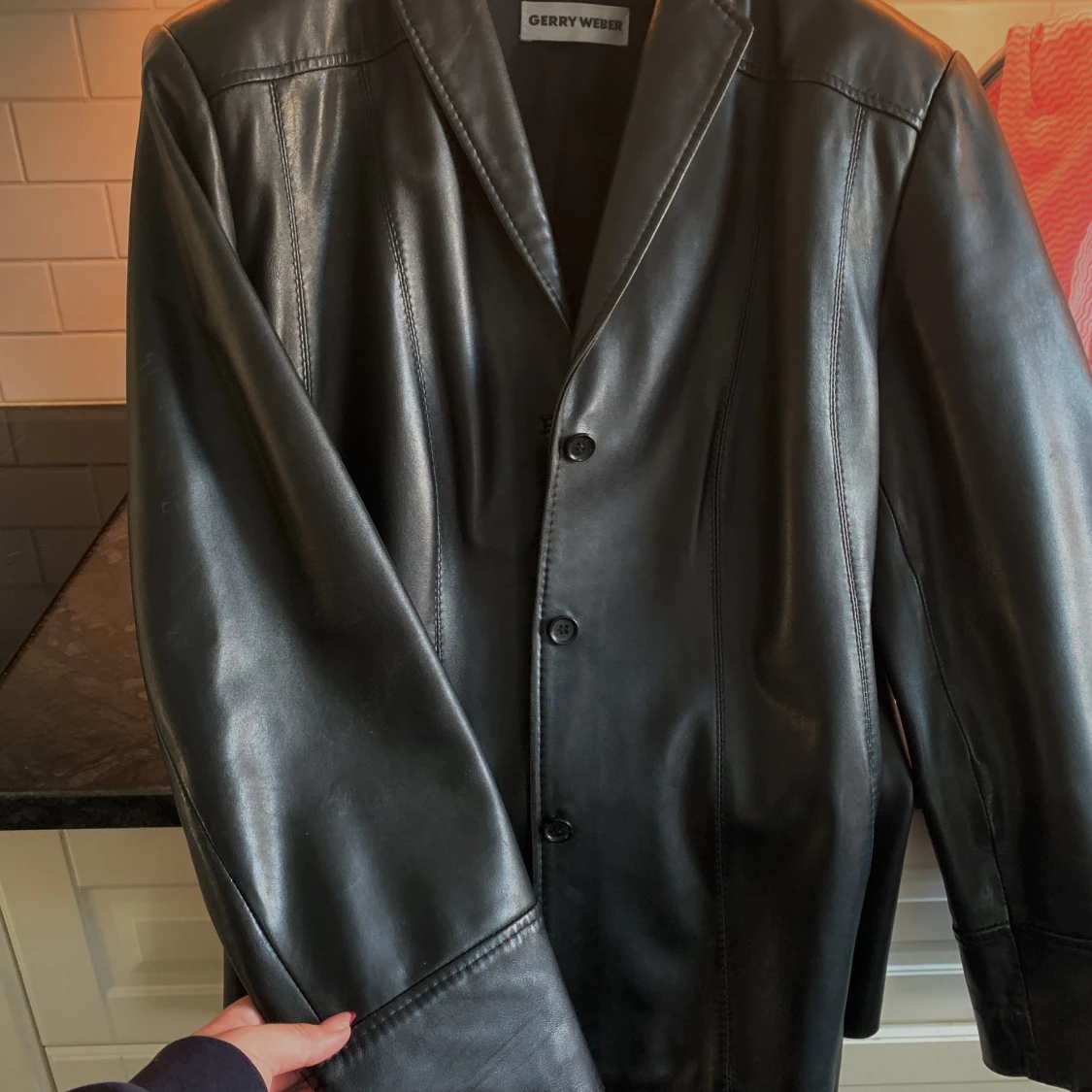 Vintage skinnjacka - 90