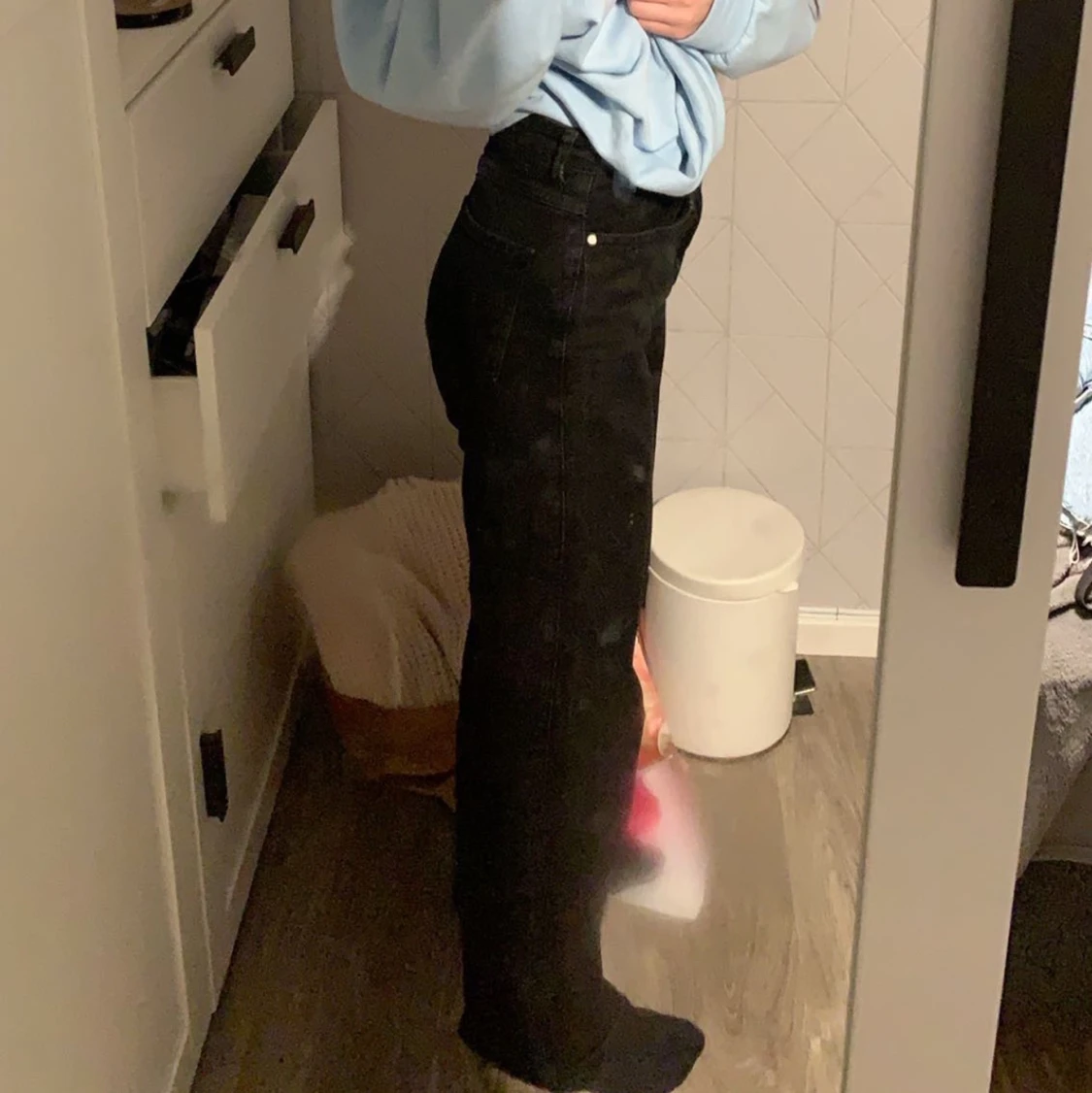 Långa raka jeans - 91