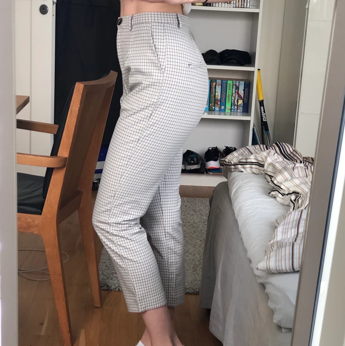 Rutiga kostymbyxor  - 90