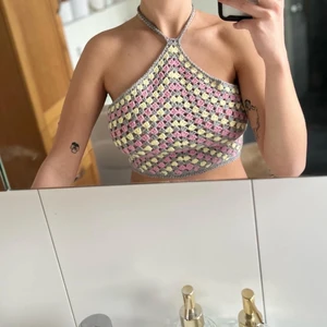 Virkad top - Handgjord