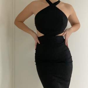 Assnygg svart vintage klänning
