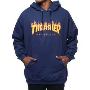 Trasher hoodie - Marinblå trasher hoodie, använt ett par gånger men i fint skick. S i herrstorlek