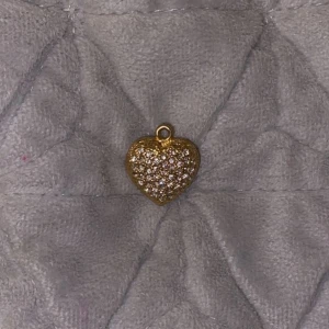 guldigt hjärta <3 - ett guldigt hjärta man kan hänga på ett halsband!! (går ej att öppna)