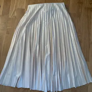 Champagnefärgad plisserad kjol från zara❤️