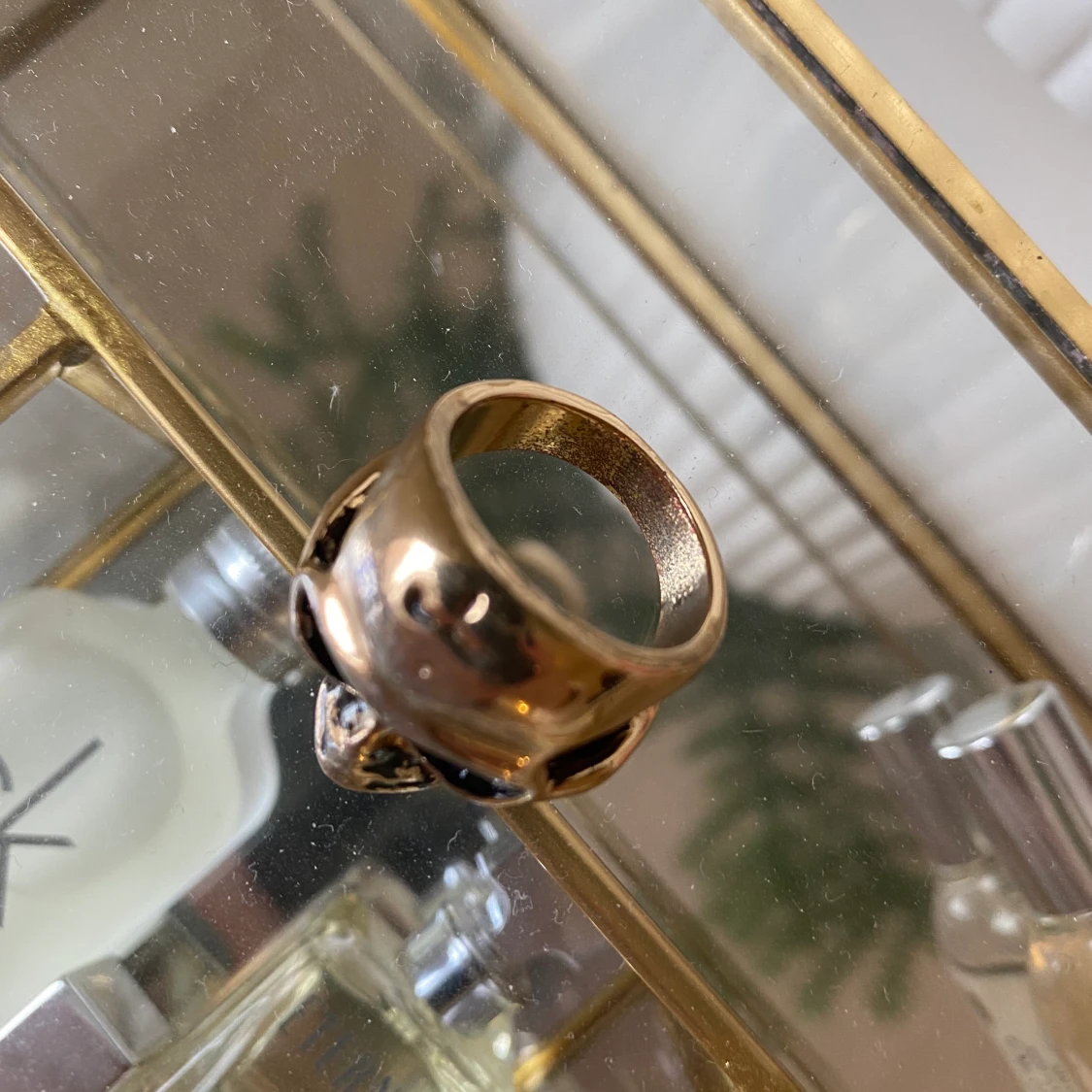 Dödskalle ring - 91