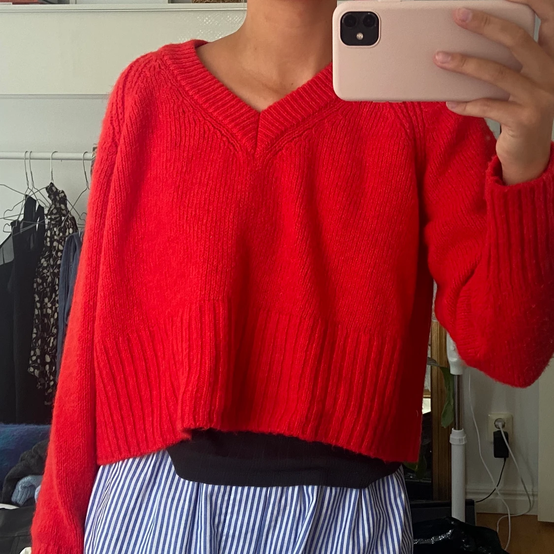 Stickad tröja från mango