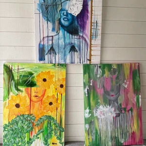 Diverse tavlor - Diverse tavlor i olika stl och stilar som söker ny ägare.