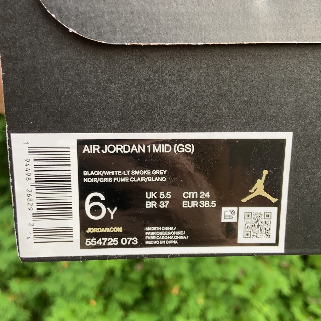 Air Jordan 1 Mid White Shadow (GS) - 91