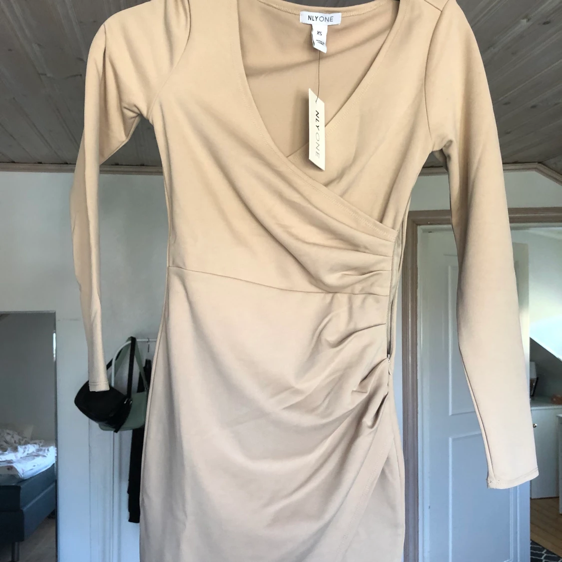 Beige klänning - 90