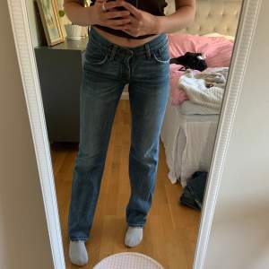 Jag säljer mina straightleg Levis jeans i modellen 515. Superfint skick som ni ser på bilden (knappt använda) och har en mellanblå superfin färg, stl 28/32 🥰🥰 inga defekter eller liknande. Säljer pga att dom är lite små, köparen står även för frakten💕💕 